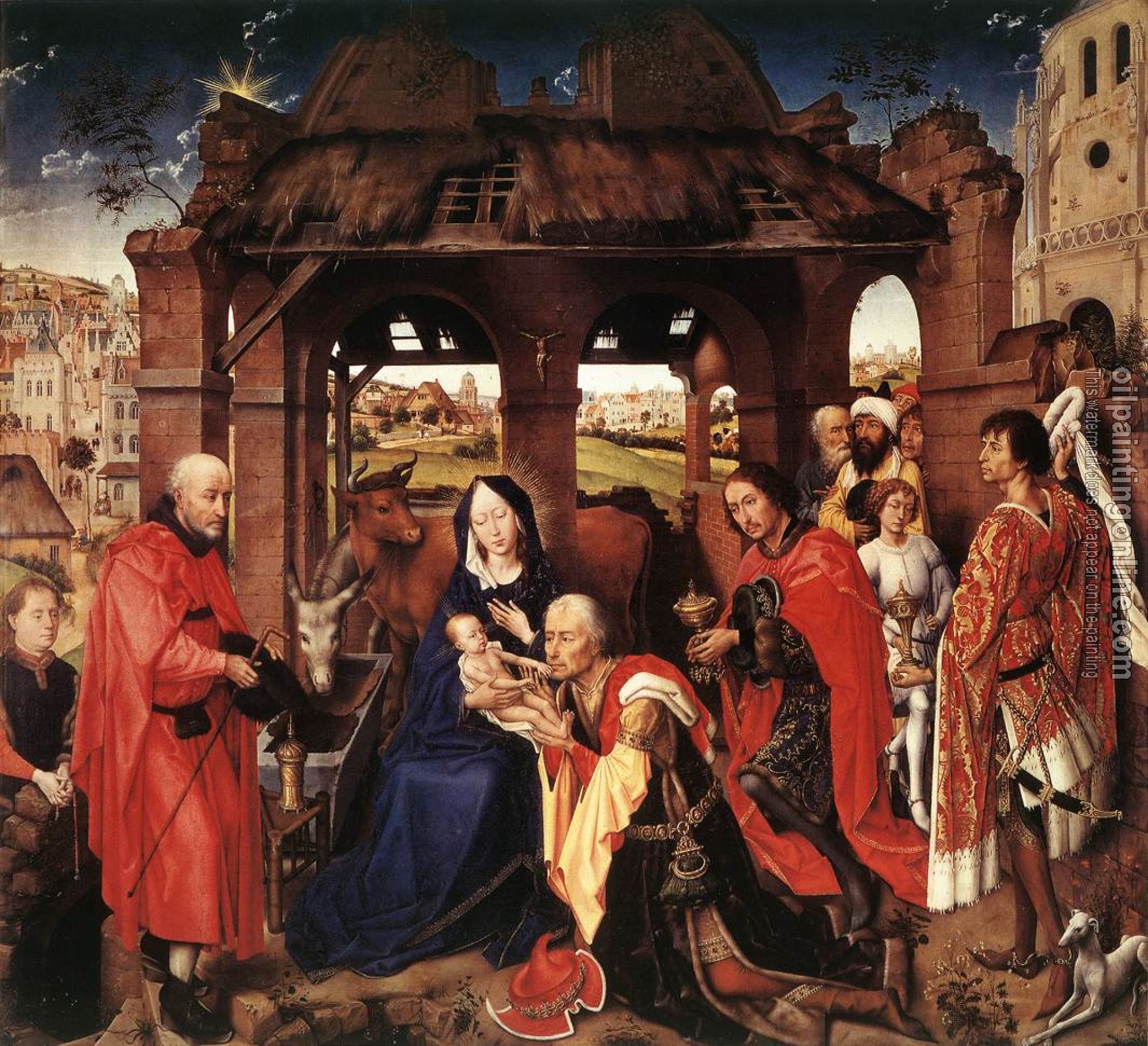 Weyden, Rogier van der - St Columba Altarpiece-central panel